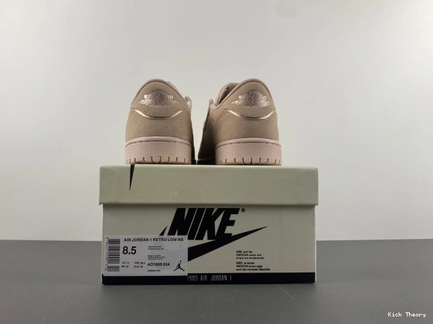 Kicked Out Shoe Store Beige Particle AO1935-204 Low Jordan Retro 1 NS 0626